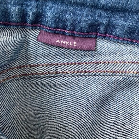 NYDJ Womens 4 Lift-Tuck Ankle Skinny Jeans Blue Mid-Rise Stretch 5-Pocket Denim - Picture 6 of 13